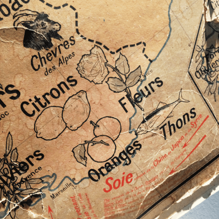 Carte ancienne cote d'azur