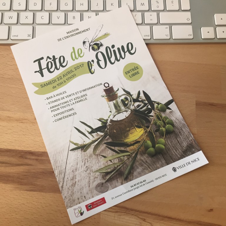 la fete de l'olive est à Nice le 22 avril prochain